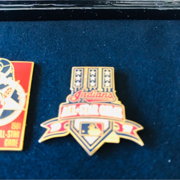 Very Rare Set Cleveland Indians 5 All Star Game Commemoration Pins - Picture 8 of 8